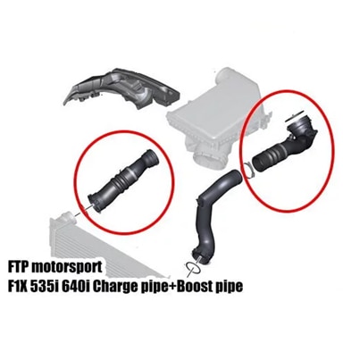 Aluminum Air Charge Boost Pipe Upgrade BMW N55 F22 F3X M235i 335i 435i