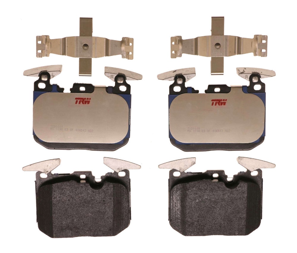 TRW Electric Blue Front Brake Pad Set for BMW F30 ActiveHybrid3