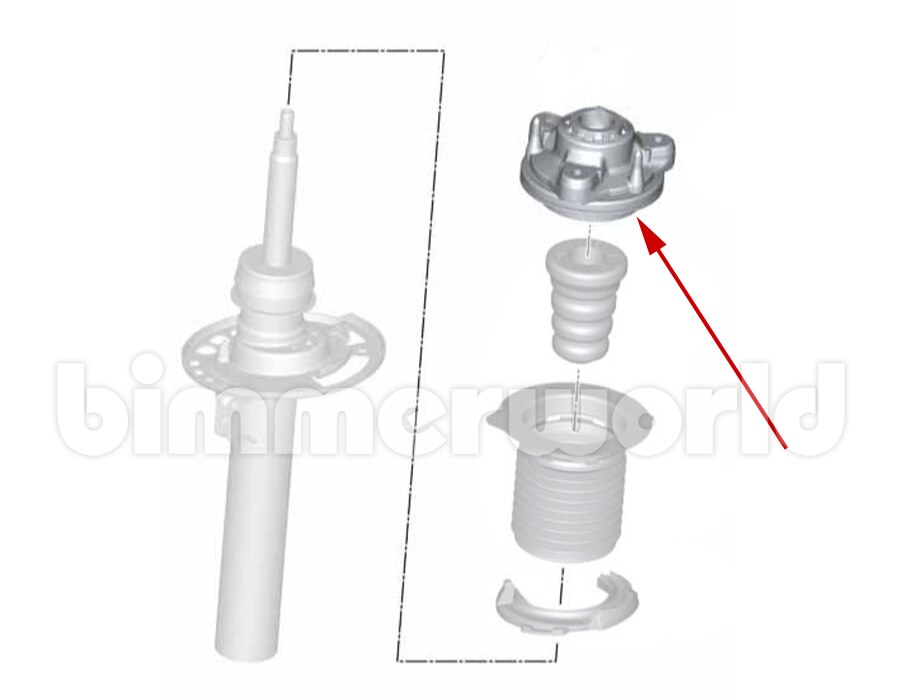 Detroit Axle Front Struts With Coil Springs & Sway Bar Links Kit For BMW X3 X4