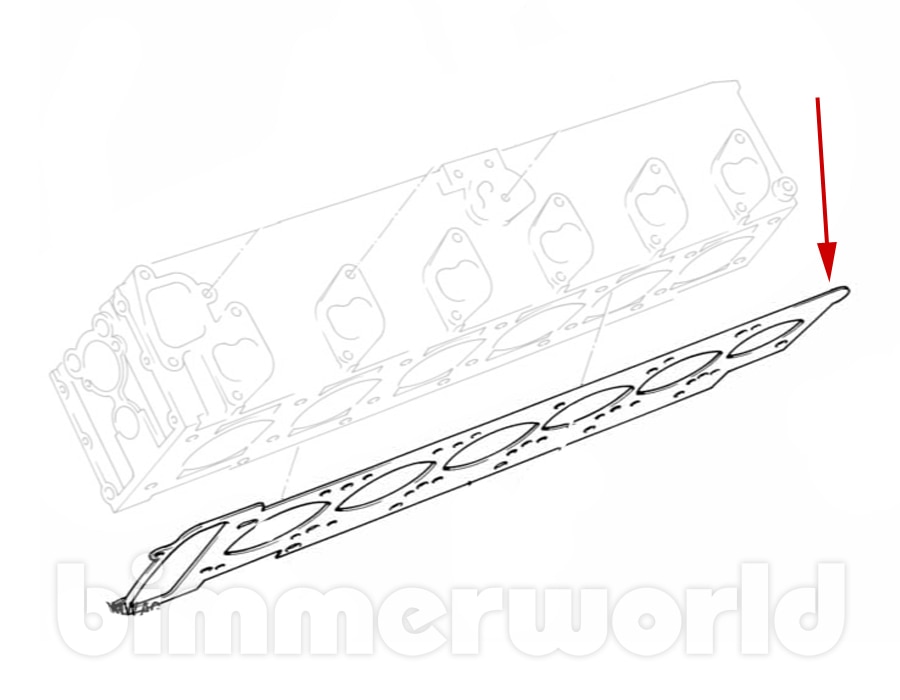 Head Gasket (2.10mm), BMW E12 530i, E28 533i, E24 633CSi, E23 733i
