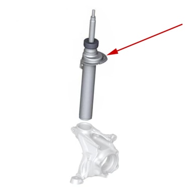 Genuine BMW Right Front Strut for F25 X3 28i and 28i xDrive