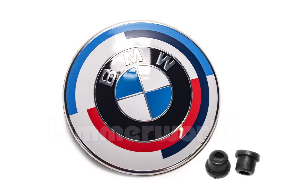 M 50 Year BMW Roundel Hood Emblem