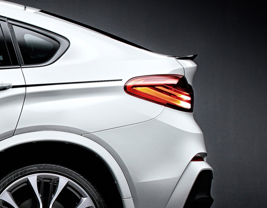 Heckspoiler passend für BMW X4 SUV P-Still ABS in Saphirschwarz