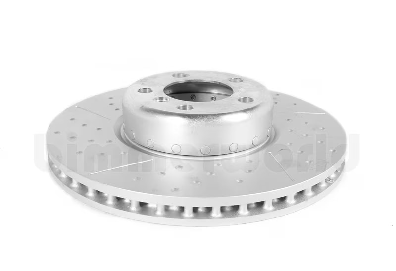 Rear M Sport Dimpled & Slotted Brake Rotor, BMW F22 228i/230i, F30
