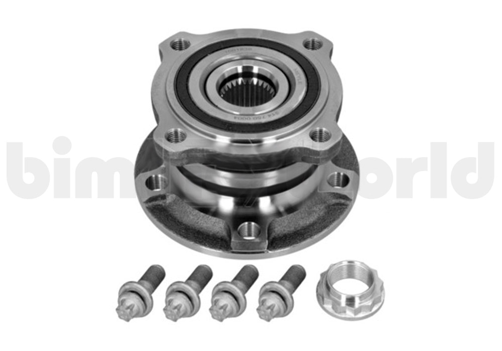 Meyle Rear Wheel Bearing & Hub Kit for BMW E84 X1 28i 35iX