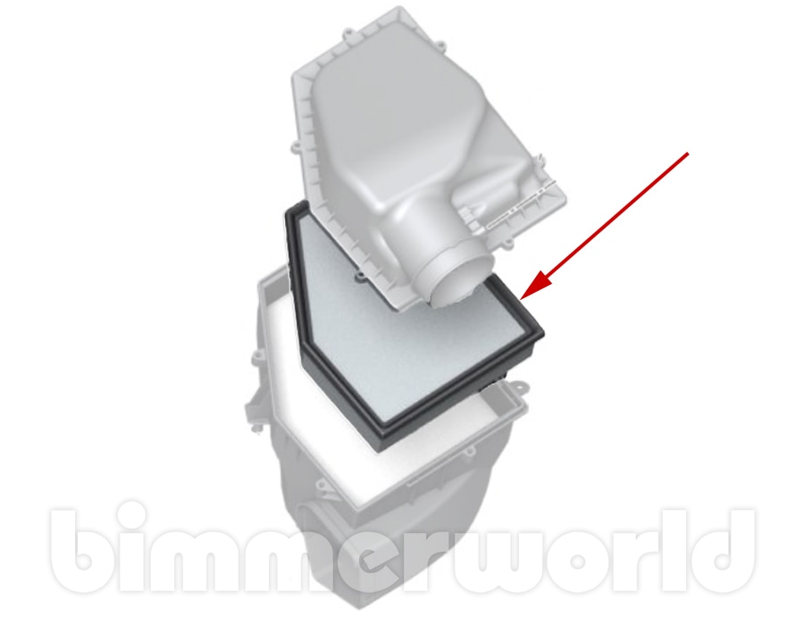 Engine Air Filter Genuine BMW G30 530i 540i G14 G15 G16 840i G05 X5