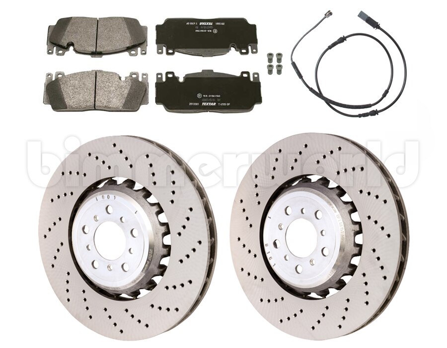 Pagid OEM Brake Pad Kit For BMW X5 X6 – Front & Rear Pads With Wear Sensors (8 Pads)