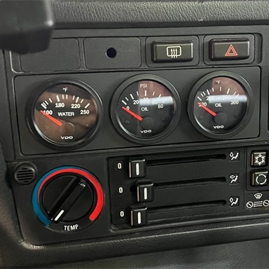 Support Jauges 3x52mm Noir Pour BMW E46 - Remplace Le Bac à Gants, Marque DR-Concept, Neuf
