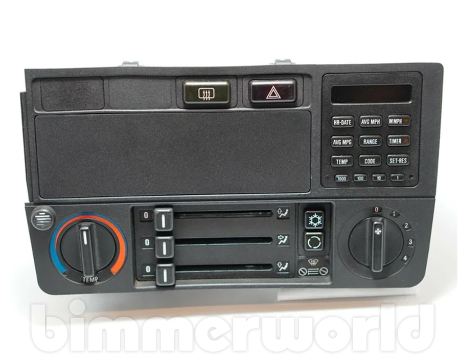 Radio Delete Panel E30 318i 318is 325e 325es 325i 325is 325ix M3