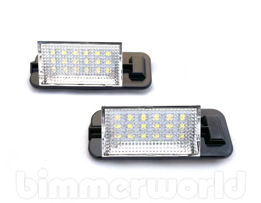 Éclairage LED Plaque D'Immatriculation Pour BMW E36 - Berline, Coupé, Compact, Touring, M3 - Plug & Play Avec Modules Et Autorisation