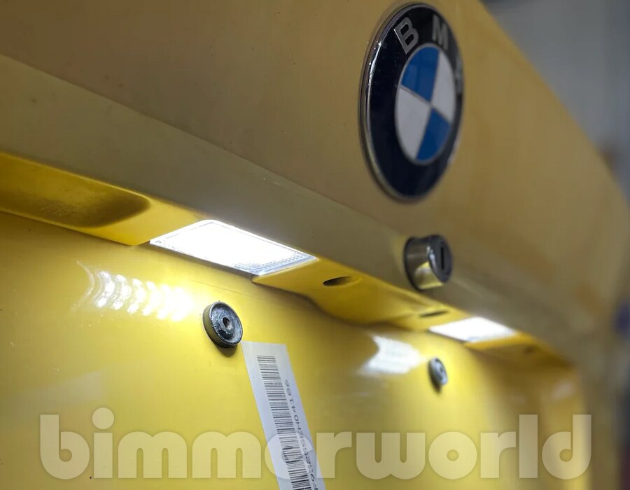 LED License Plate Lamp Set for BMW E36 Coupe Convertible Sedan Compact