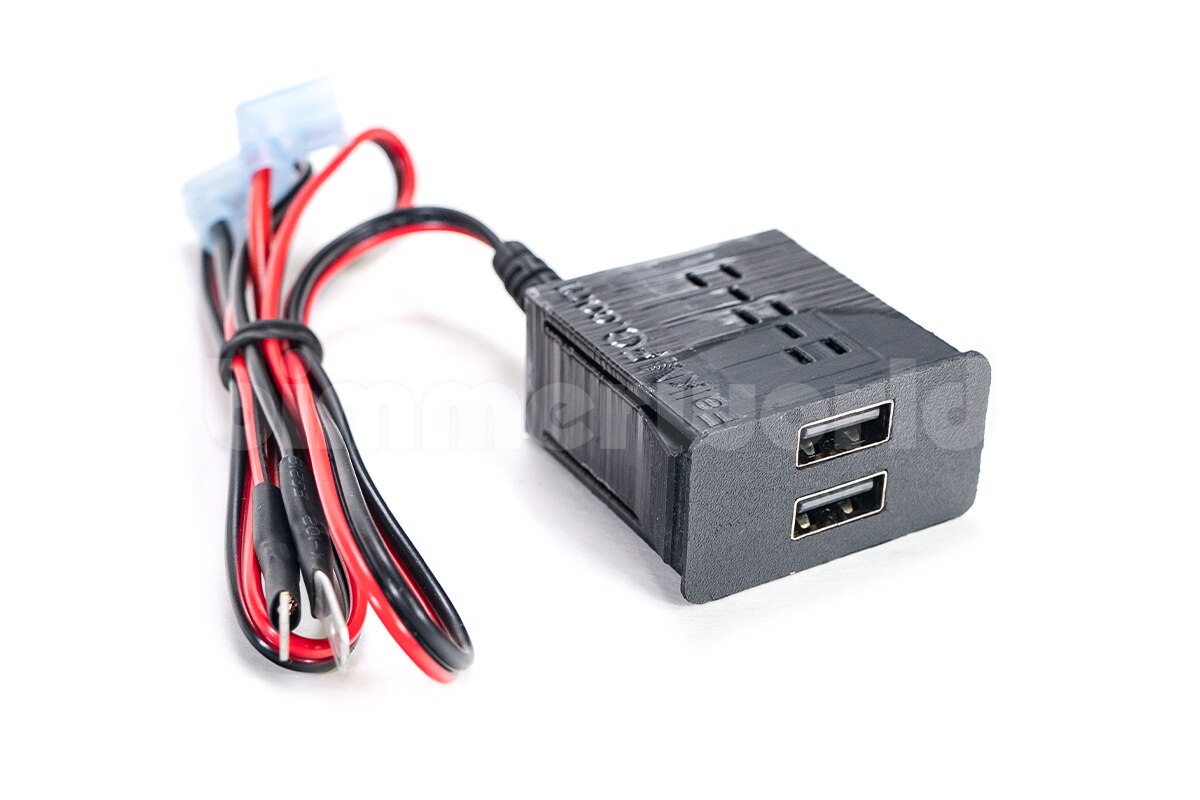 thumbnail image 2 of Race German Dual USB Fast Charger For BMW E30 E28 E24 - OEM+ Plug & Play 2 of 6