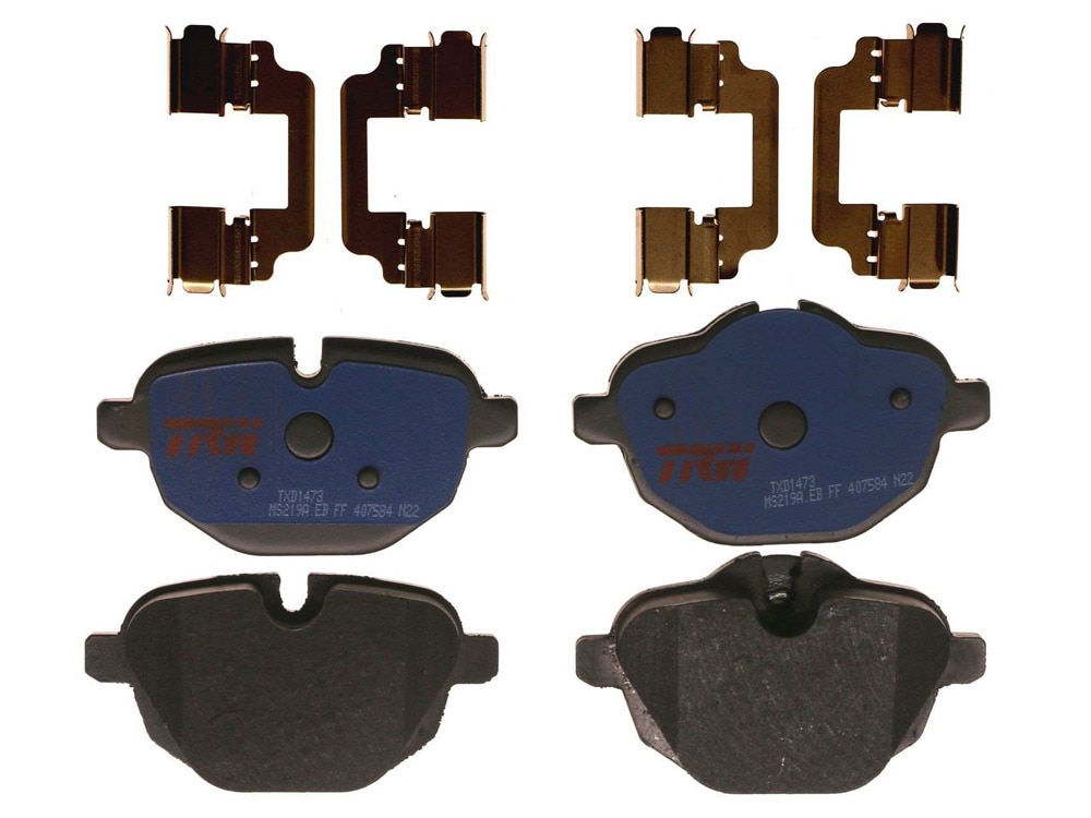 TRW Electric Blue Rear Brake Pad Set for BMW F10 ActiveHybrid5, i8 (1517)