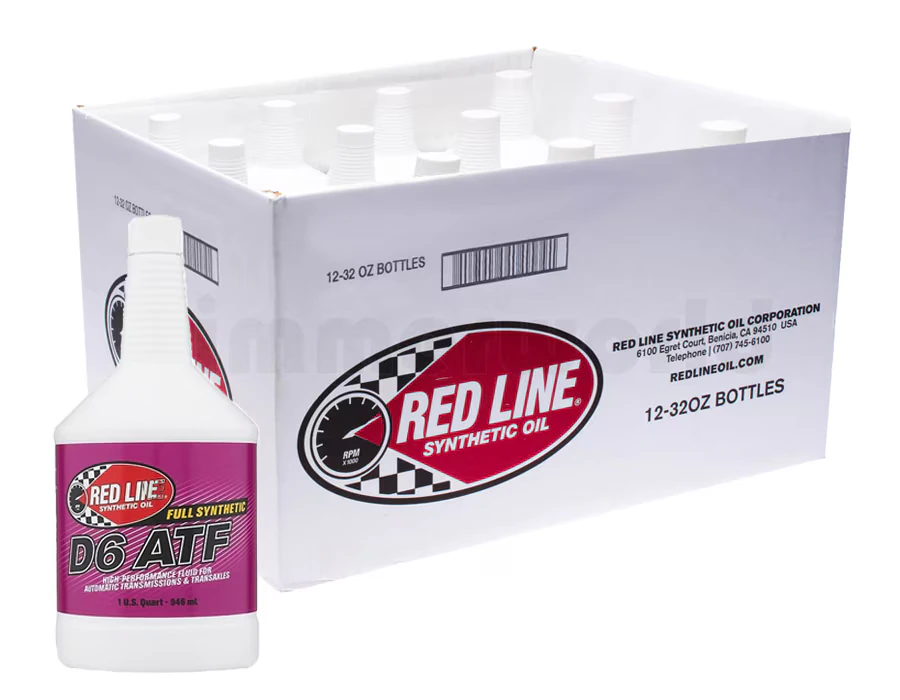 Red Line 30704 D6 Automatic Transmission Fluid - 1 Quart (Pack of 4)