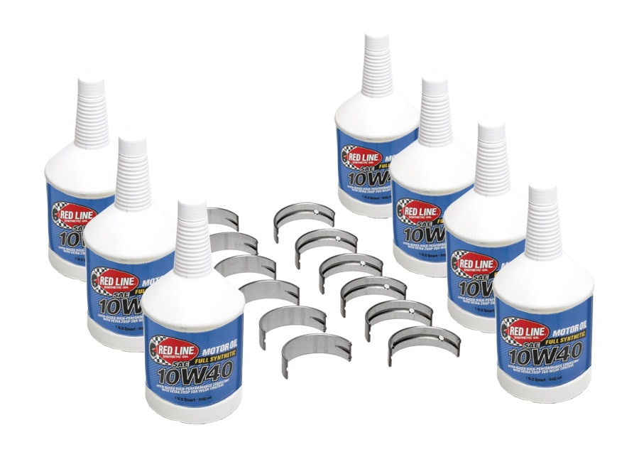 Basic Rod Bearing Overhaul Kit, WPC, Red Line 10W40 E36, MZ3