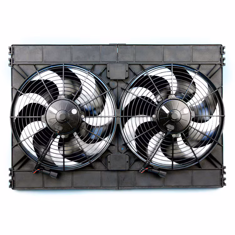 SPAL 12" Dual High Perf. Fan Curved, Paddle