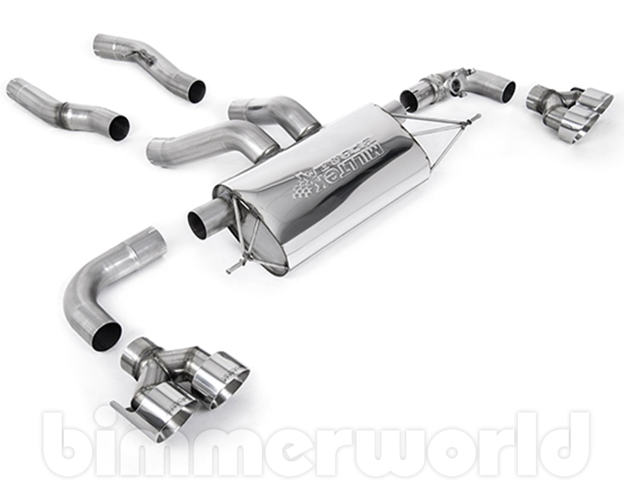 Milltek Sport AxleBack Exhaust with Quad 100mm Tips for BMW G42 M240i