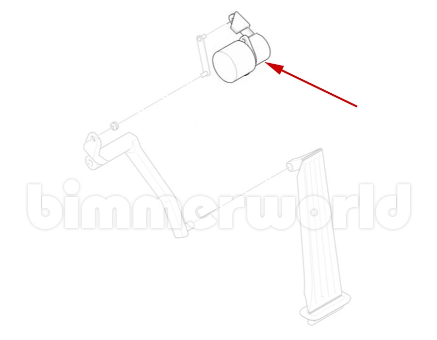 Accelerator Pedal Sensor Potentiometer for BMW E39 M5 & Z3M S54