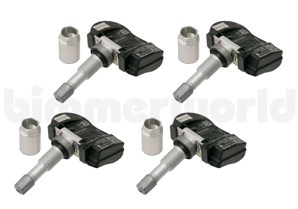 F25 Tpms Module Location TPMS Sensor (433MHz), OEM - F22, F30, F32, F8X, X1, X5, X6 (Set of 4)
