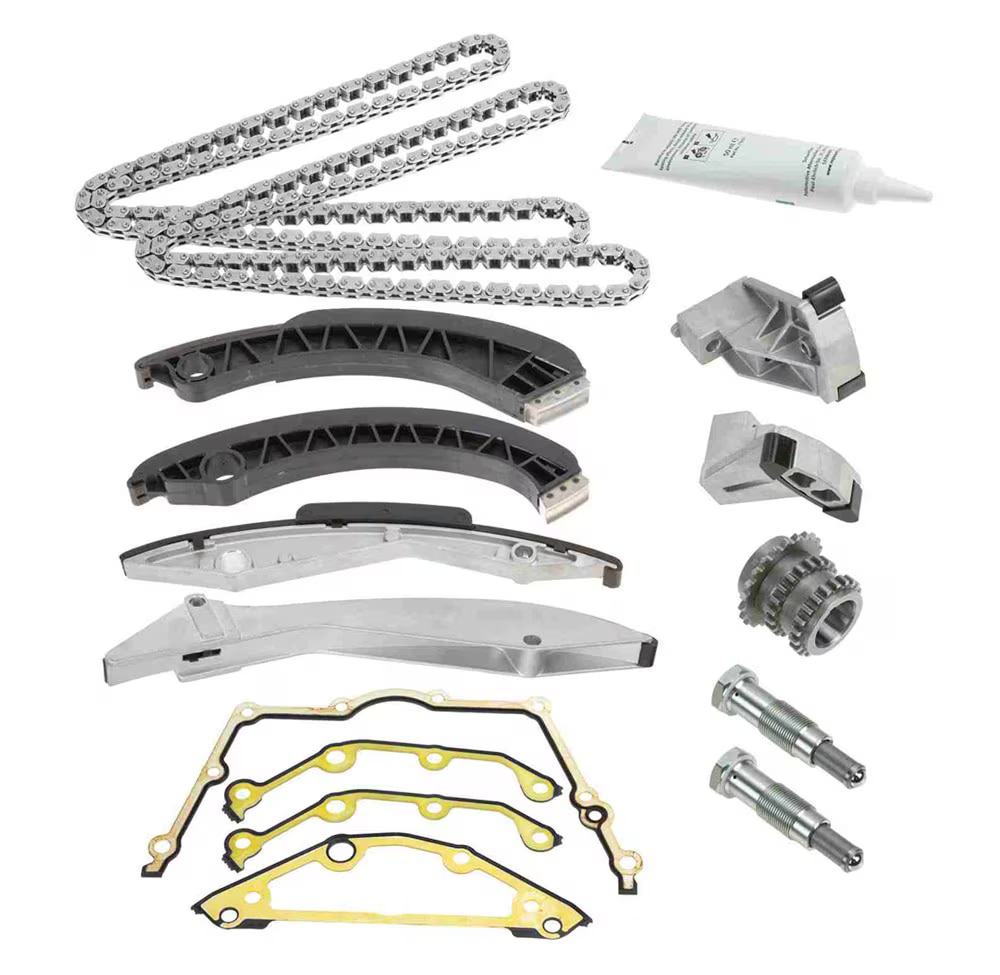 AUCERAMIC Timing Chain Kit &Timing Cam Sprockets Fit For BMW 2002-2011 545i 550i 645Ci 650Ci 650i 740i 745i 750i X5 Alpina B7 4.4L 4.8L V8