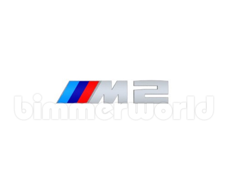 Trunk Model Emblem, Genuine BMW - G87 M2 Coupe
