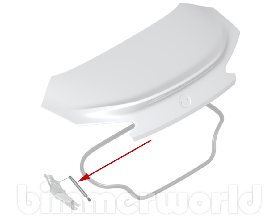 Trunk Shock Genuine BMW G29 Z4 30i M40i Roadster
