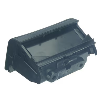 URO Parts Rear Console Tray with Sliding Cover Black for BMW E46 3