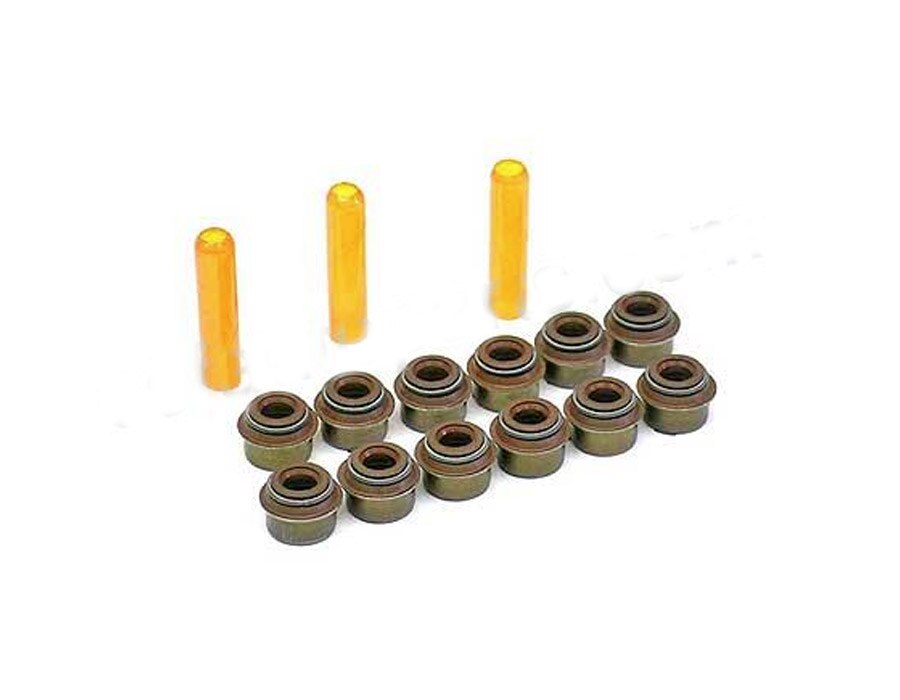 Valve Stem Seal Set (12 total), Elring E21, E30, E28, E34, E24, E32