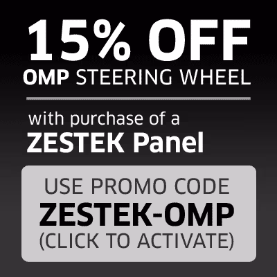 Save on an OMP Wheel with Purchase of a Zestek Button Panel