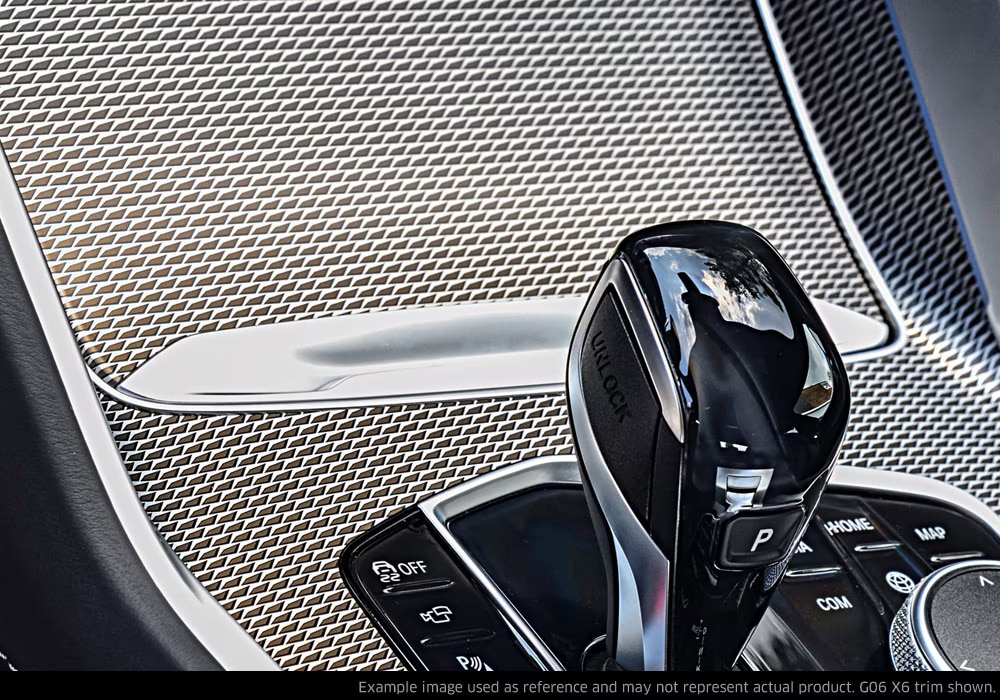 BMW X5 Aluminum Tetragon Trim