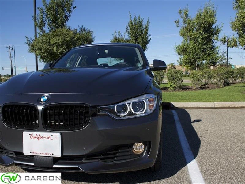 RW Carbon Gloss Black Grilles - BMW F30 3 Series Sedan / F31 Wagon