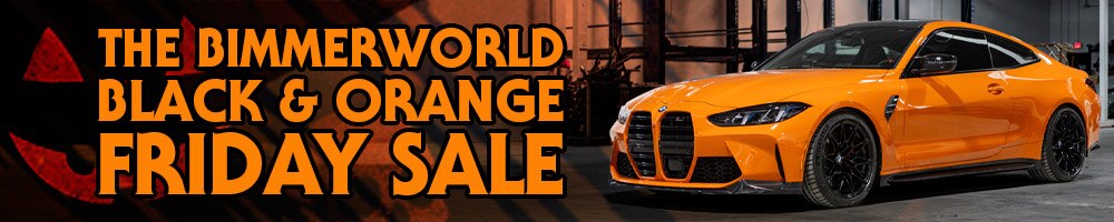 BMW Black and Orange Friday Sale