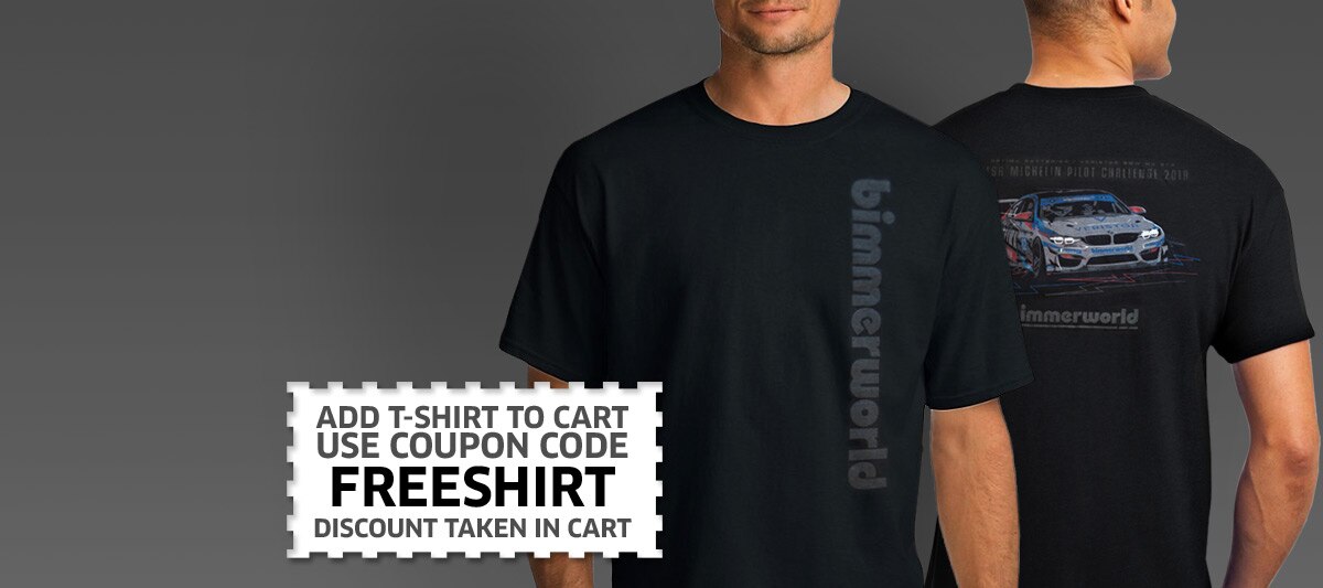 Free BMW Parts & Performance T-Shirt